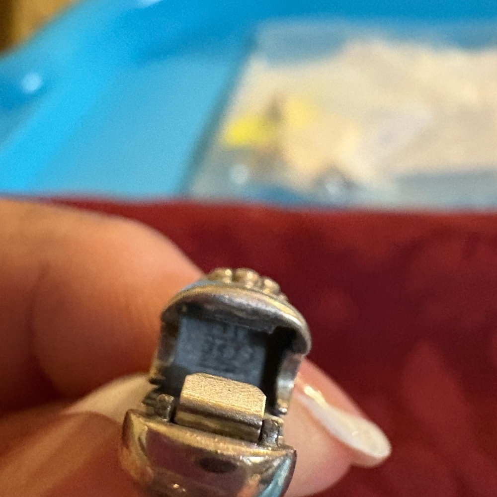 PANDORA PEARL OF WISDOM DANGLE CLIP - Picture 6 of 16